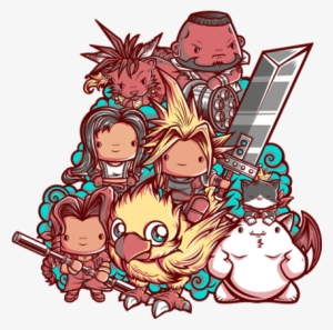 Cute Fantasy Vii - Final Fantasy Art T Shirt