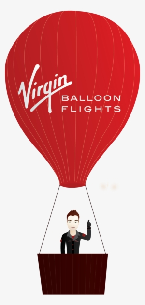 Hot Air Balloon Clipart Pilot - Virgin Balloon Flights Logo