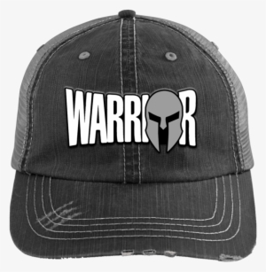 Warrior Distressed Trucker Cap - Onion Going Into A Basketball