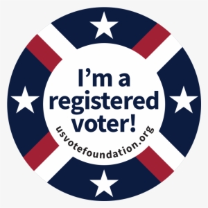 I'm A Registered Voter - Hoops For Troops Logo