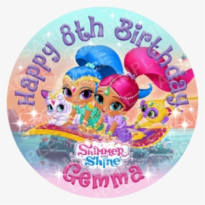 Shimmer And Shine - Shimmer And Shine Birthday Invite