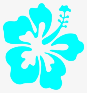 Clip Library Library Vector Blue Png Affordable With - Hibiscus Clip Art