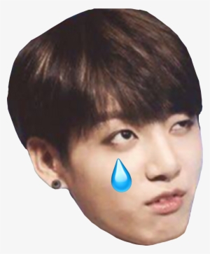 Collection Of Free Jungkook Transparent Head Download - Jungkook Meme Face Png