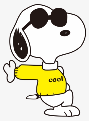 Snoopy Clipart Joe Cool - Snoopy Joe Cool Png