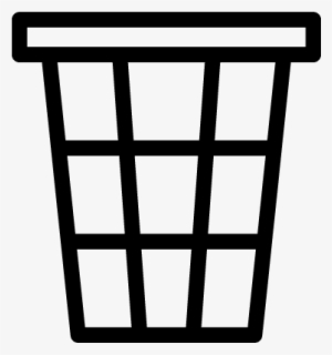 Trash Can Vector - Outline Images Of Summer Clothes