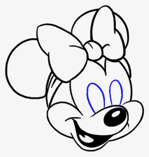 How To Draw Minnie Mouse - Minnie Mouse Drawing