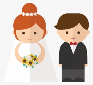 The Bride And Groom Cartoon Character - Bride And Groom Cartoon Png  Transparent PNG - 710x650 - Free Download on NicePNG