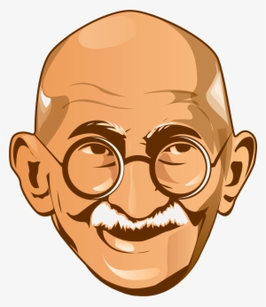 Mahatma Gandhi Png Picture - Gandhi Face Transparent