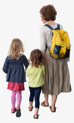 The Children On A Walk Png Image - Arhictecture Kids Png