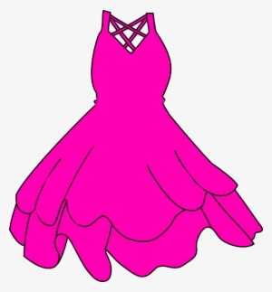Pink Dress Clipart Pretty Dress - Dress Png Clip Art