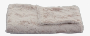 Lux Blush Soft Faux Fur Blanket - Wool