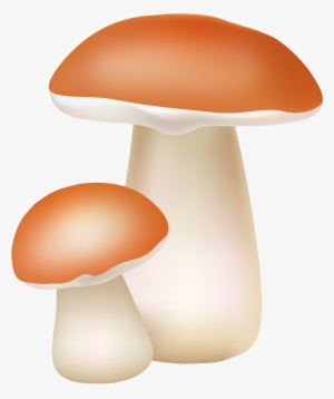 Two Mushrooms Png Cliaprt - Png Clipart Mushroom Png