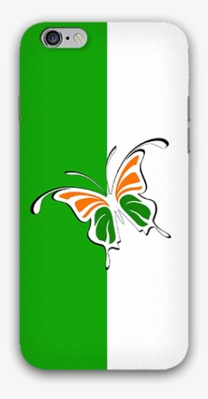 Butterfly In India Tricolor Iphone 6 Plus Mobile Back - Mobile Phone