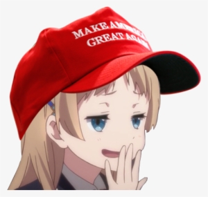 View Samegoogleiqdbsaucenao 1461339235103 , - Anime Girl Trump Hat