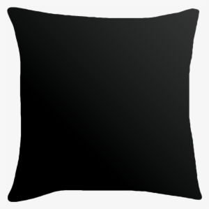 Black Pillow Png - Cushion