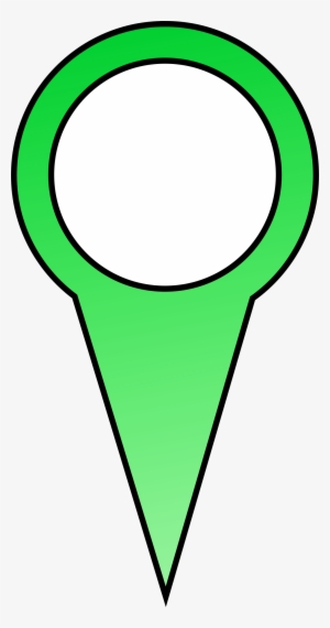 Green Pushpin Png - Pin Map Green