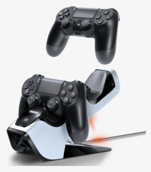 Power Stand™ By Bionik™ For Ps4 Controllers Front Angle - Playstation 4