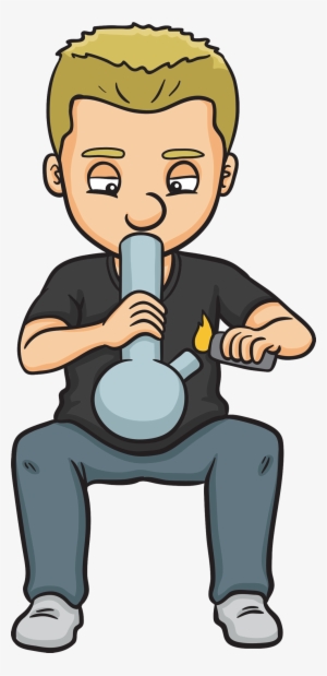 Healthy Monger - Someone Smoking Weed Cartoon Transparent PNG - 968x2000 -  Free Download on NicePNG