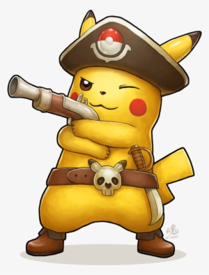 魂 R-spirit Pokémon Go Pokémon Colosseum Pikachu Yellow - Pikachu Pirate