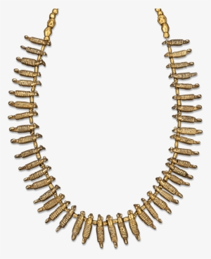 Pre-columbian Sinu Gold And Bead Necklace - Necklace