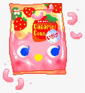 Food Cute Pixel Chips Sweets Junkfood Tumblr Kawaii - Pixels Food Tumblr Png