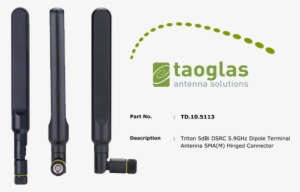 Taoglas Td - 10 Triton - Janus Terminal Cellular Antenna With Sma (2g/3g)