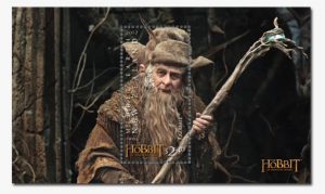 miniature-sheet - hobbit an unexpected journey strip of 6 collectible