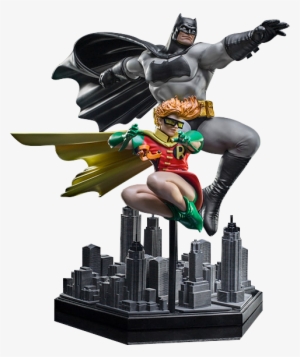 Batman And Robin Deluxe Statue - Batman And Robin Statue