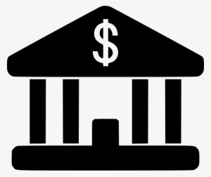 Money Finance Cash Dollar Payment Bank Building Financial - Bank Icon Png Transparent