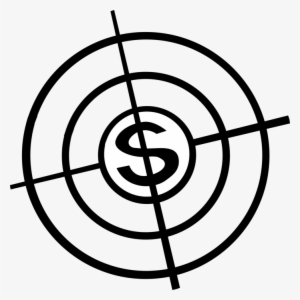Vector Illustration Of Financial Concept Bullseye Or - Atomo De Una Rosa