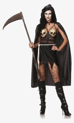 Halloween Costume Png File Download Free - Grim Reaper Costume Women