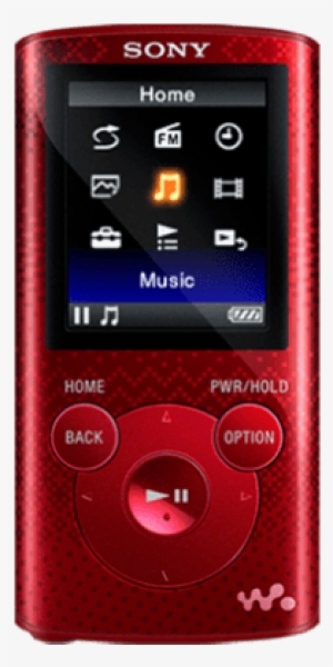 Sony Walkman Nwz-e383 - Digital Player - 4 Gb - Red