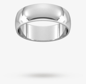7mm D Shape Standard Wedding Ring In Sterling Silver - Dyrberg/kern