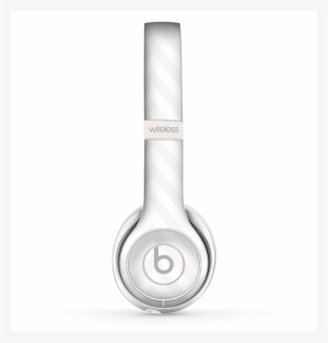 The Large Chevron White Png Skin Set For The Beats - Headphones