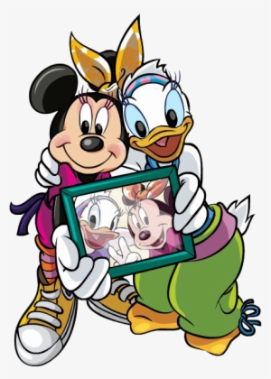 Friends Clipart Donald Duck - Minnie Y Daisy Best Friends