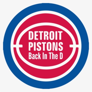 Detroit Pistons Vintage Back In The D - Detroit Pistons Logo Vector