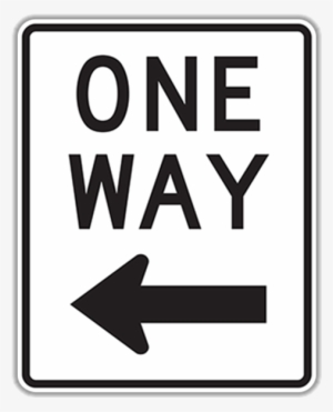 Two Way One Way Sign