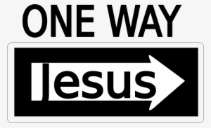 One Way Jesus Clip Art - One Way Jesus Png