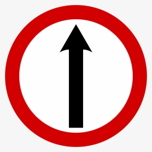 Open - No Straight Ahead Sign