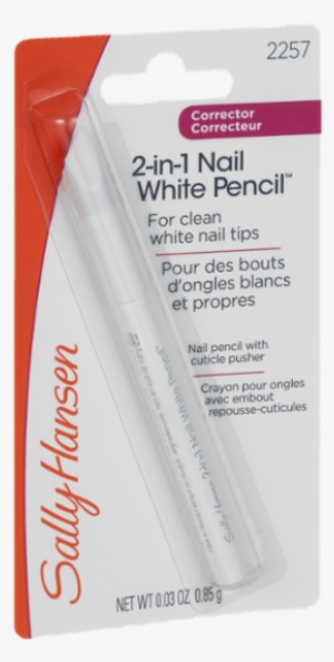 Sally Hansen 2-in-1 Nail White Pencil With Cuticle