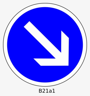 Traffic Sign One-way Traffic Direction, Position, Or - Traffic Safety Sign In Arabic