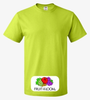 Fruit Of The Loom Custom Neon Greent Shirts - Fruit Of The Loom