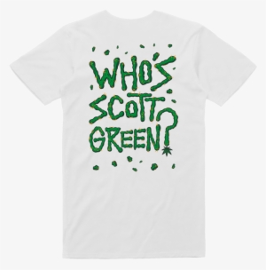 Who's Scott Green/ White T-shirt - Dune Rats Scott Green Shirt