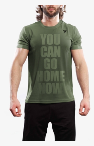 Men's "you Can Go Home Now" Short Sleeve Shirt - Shirt