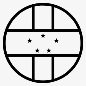 Netherlands Antilles Flag - Viking Shield Icon