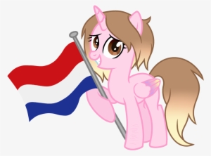 Cindypinkartje, Female, Flag, Mare, Netherlands, Oc, - Cartoon