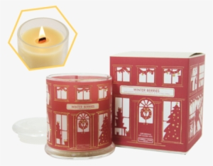 Winter Berries Christmas Candle - Candle
