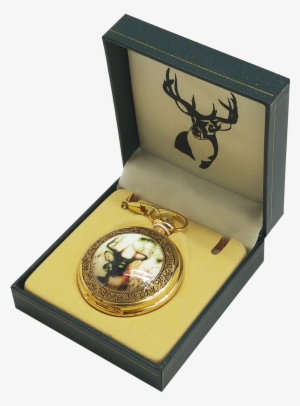 White Tailed Deer Pocket Watch - White Tail Deer Pocket Watch