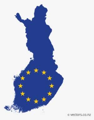 Eu Flag - Finland Map