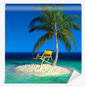 Tropical Beach Png A Small Tropical Island With A Beach - Round Decorative Toilet Seat Featuring 3da A Island